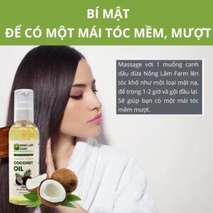 Dầu dừa chăm sóc tóc